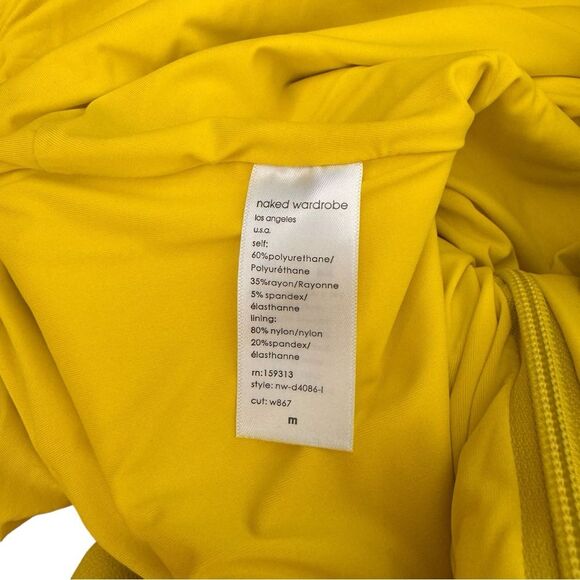 Naked Wardrobe Neon Yellow Faux Leather Maxi Dress - Picture 6 of 16